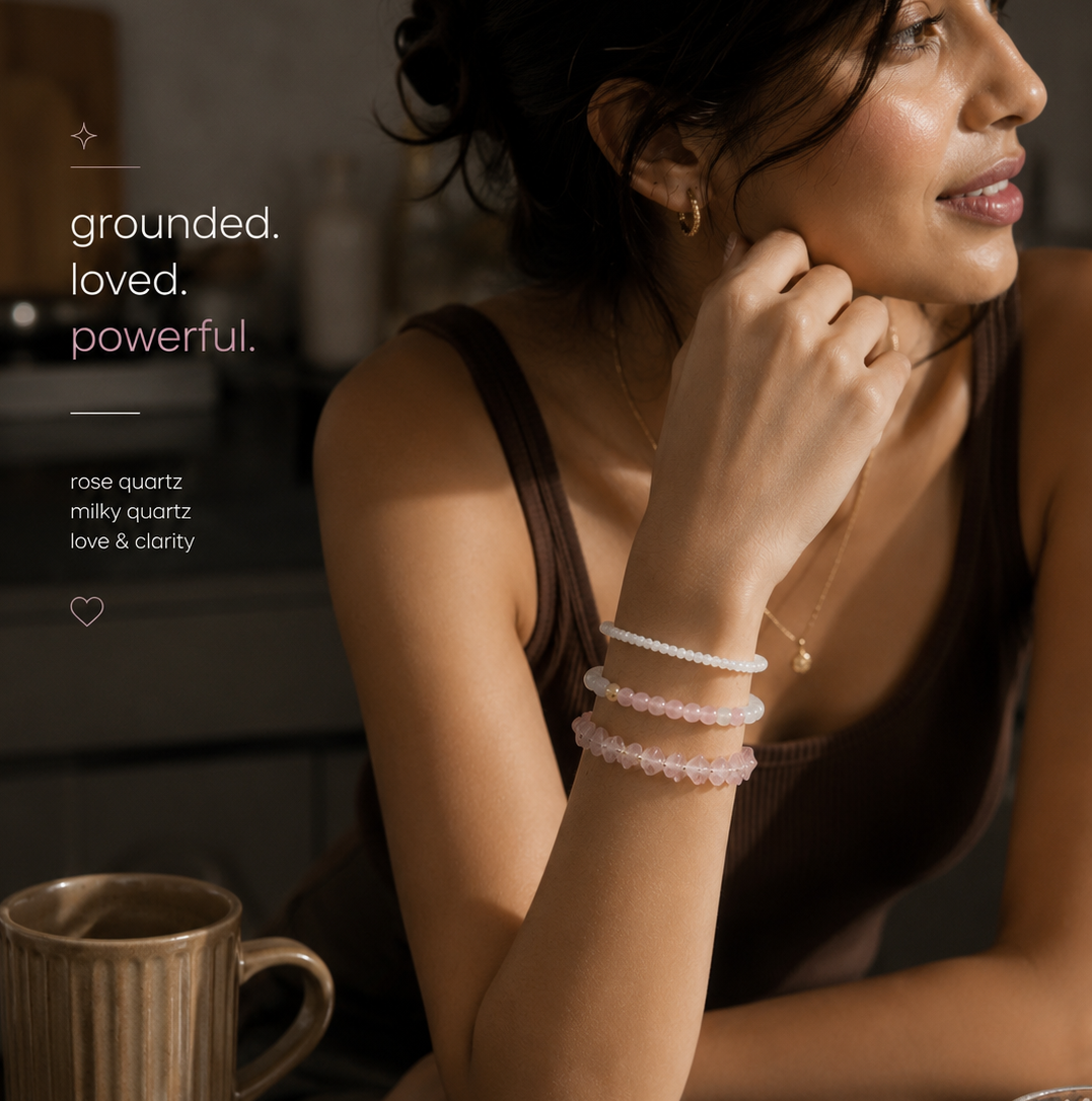 The Self Love Rose Quartz (Stack of 3)
