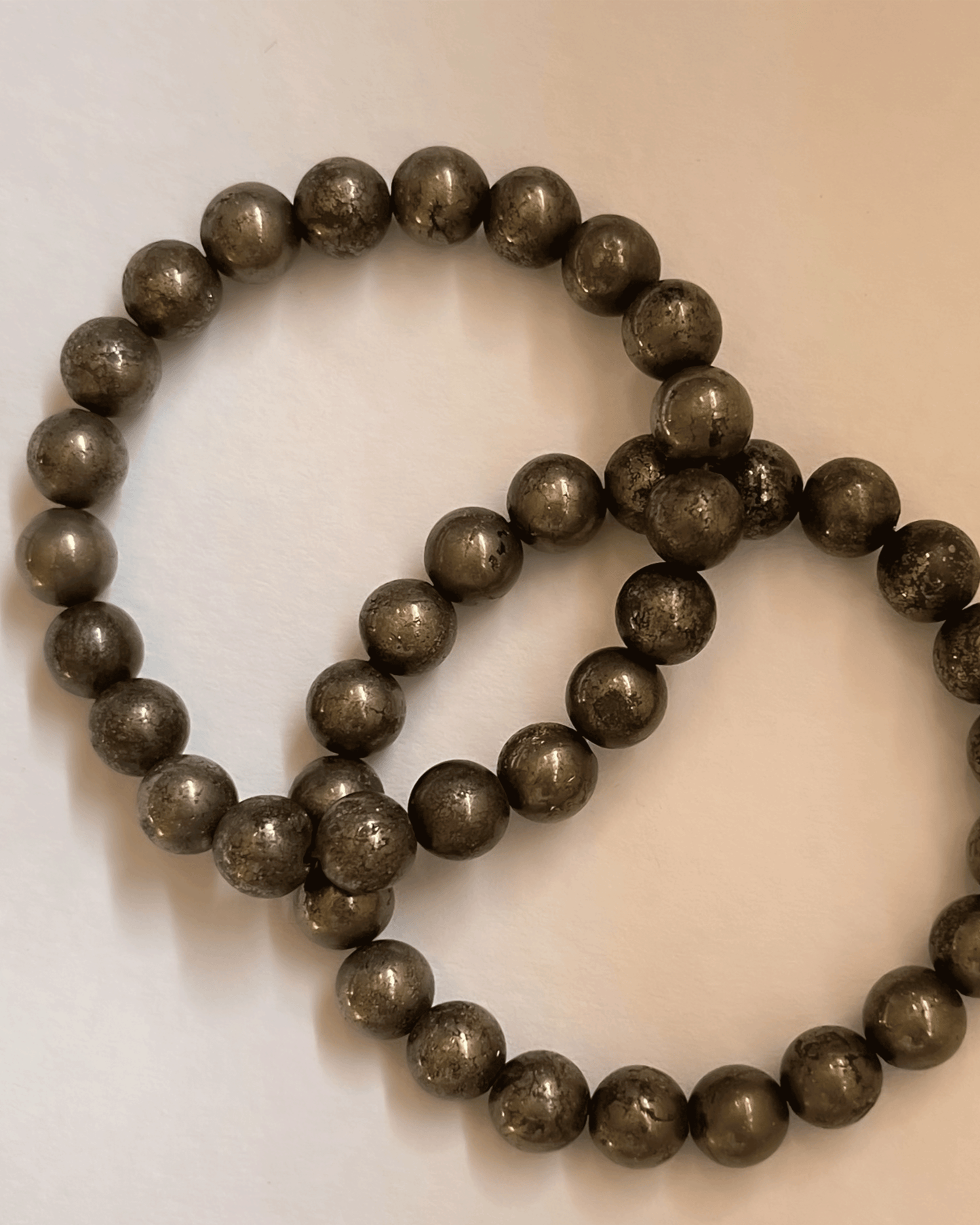 Raw Pyrite Anklet & Bracelet (Couple Combo)