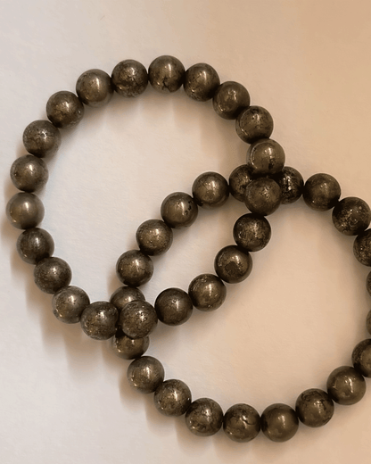 Raw Pyrite Anklet & Bracelet (Couple Combo)