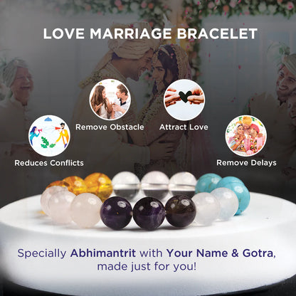Premium Love Marriage Bracelet - Abhimantrit & Certified